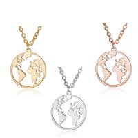 Zinc Alloy Necklace, Round, Unisex 