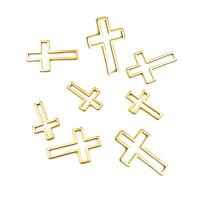 Stainless Steel Cross Pendants, plated 