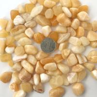 Gemstone Chips, Pale Brown Jade, natural 