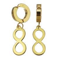 boucle d'oreille de clip en inox, acier inoxydable, Placage, bijoux de mode & pour femme  Vendu par paire