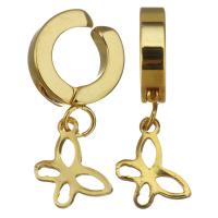 boucle d'oreille de clip en inox, acier inoxydable, Placage, bijoux de mode & pour femme  Vendu par paire