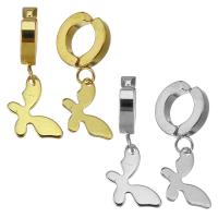 Stainless Steel Clip Earrings, plated, fashion jewelry & for woman 