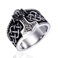 Men Stainless Steel Ring in Bulk, for man, silver color, 18mm 