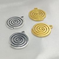 Zinc Alloy Pendant, Helix, plated, DIY 