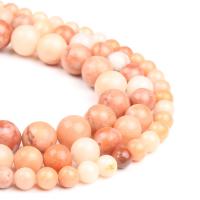 Perles Aventurine rose , Rond, poli, rose Vendu par brin