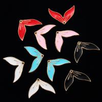 Zinc Alloy Enamel Pendants, gold color plated, DIY 