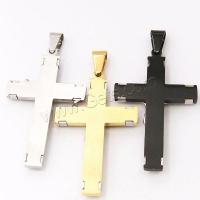 Pendentifs en titane, Acier titane, Crucifix, Placage, DIY & styles différents pour le choix, plus de couleurs à choisir Environ 23.62 pouce, Vendu par PC