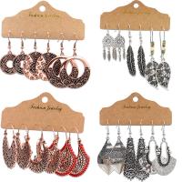 Boucle d'oreille goutte Zinc Alloy, alliage de zinc, Placage, styles différents pour le choix & pour femme, plus de couleurs à choisir, protéger l'environnement, sans nickel, plomb et cadmium Vendu par paire