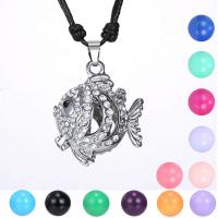 Pregnant Ball Locket Necklace, Zinc Alloy, fashion jewelry 