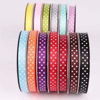 Terylen Band, Polyester, Stock, Polka Dot, keine, 1cm, ca. 22m/Spule, verkauft von Spule