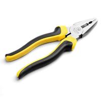 Acier au carbone Pince à sertir, avec plastique PVC, durable, Jaune, 200mm, Vendu par PC