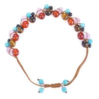 Pulsera de Piedras Preciosas, Ágata, unisexo & esmalte, multicolor, 200mm, Vendido por UD