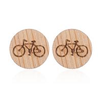 Wood Earring, деревянный, Женский, продается Пара