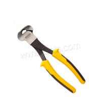 Acier à haute teneur en carbone Couper les pinces Nipper, avec plastique, durable, Jaune Vendu par PC