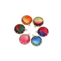 Resina joyería pendiente, Esférico, más colores para la opción, libre de níquel, plomo & cadmio, 20x16x8mm, 50PCs/Bolsa, Vendido por Bolsa