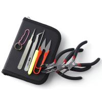 Alloy Steel Plier Set, 8 pieces & durable, black 