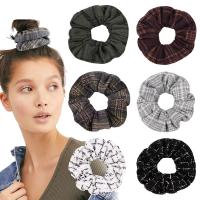 Hair Scrunchies, Cloth, with Rubber Band, for woman 