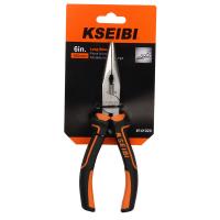 Carbon Steel Needle Nose Plier, with Plastic, durable orange 