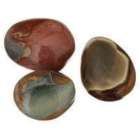 Gemstone Cabochons, plated, fashion jewelry & DIY, 44-59x52-80x32-43mm 