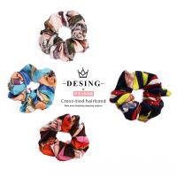 Hair Scrunchies, Cloth, irregular, handmade, for woman 