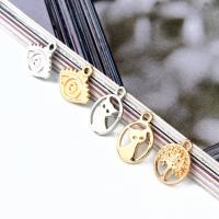 Zinc Alloy Message Pendants, plated, tree of life design & DIY & hollow 