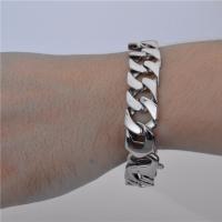 Titan Edelstahl Armband / Armreif, Titanstahl, Modeschmuck, keine, 210mmx15mm, verkauft von PC