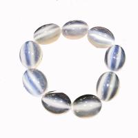 Moonstone Cabochon, Oval, polished, DIY, blue 