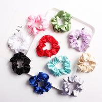 Hair Scrunchies, Cloth, Round, handmade, for woman 