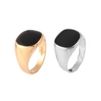 Zinc Alloy Finger Ring, with enamel, plated, fashion jewelry & for man nickel, lead & cadmium free 