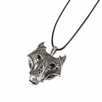 Zinc Alloy Necklace, Wolf, plated, fashion jewelry & for man, nickel, lead & cadmium free, 21cm-50cm 