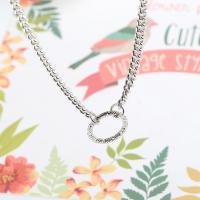 Zinc Alloy Necklace, plated, fashion jewelry & for man, nickel, lead & cadmium free, 380mm 