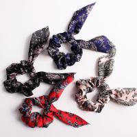 Hair Scrunchies, Cloth, printing, elastic & mixed pattern & for woman 