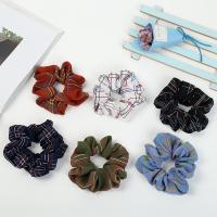 Hair Scrunchies, Cloth, printing & elastic & for woman, 110mm 