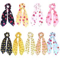 Hair Scrunchies, Cloth, printing & elastic & for woman 