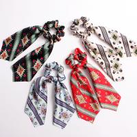 Hair Scrunchies, Cloth, printing, elastic & mixed pattern & for woman 