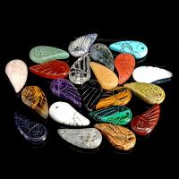 Gemstone Jewelry Pendant, Natural Stone, Wing Shape, Carved, DIY 