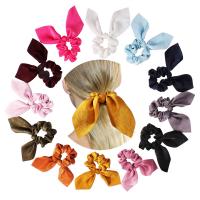 Bunny Ears Hair Scrunchies, Cloth, for woman 