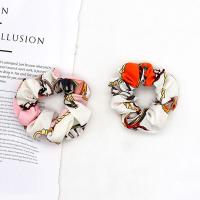 Hair Scrunchies, Cloth, printing, elastic & for woman 100mm 