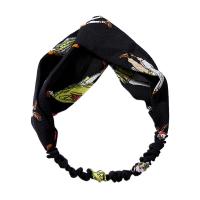 Headband, Chiffon, printing & elastic & for woman 