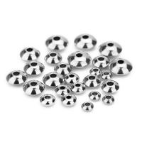 Stainless Steel Crimp Beads, Saucer, DIY 