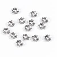 Stainless Steel Bead Cap, acier inoxydable, fleur, DIY, 7mm Vendu par sac