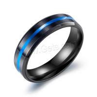 Titanium Steel Finger Ring, fashion jewelry & for man 