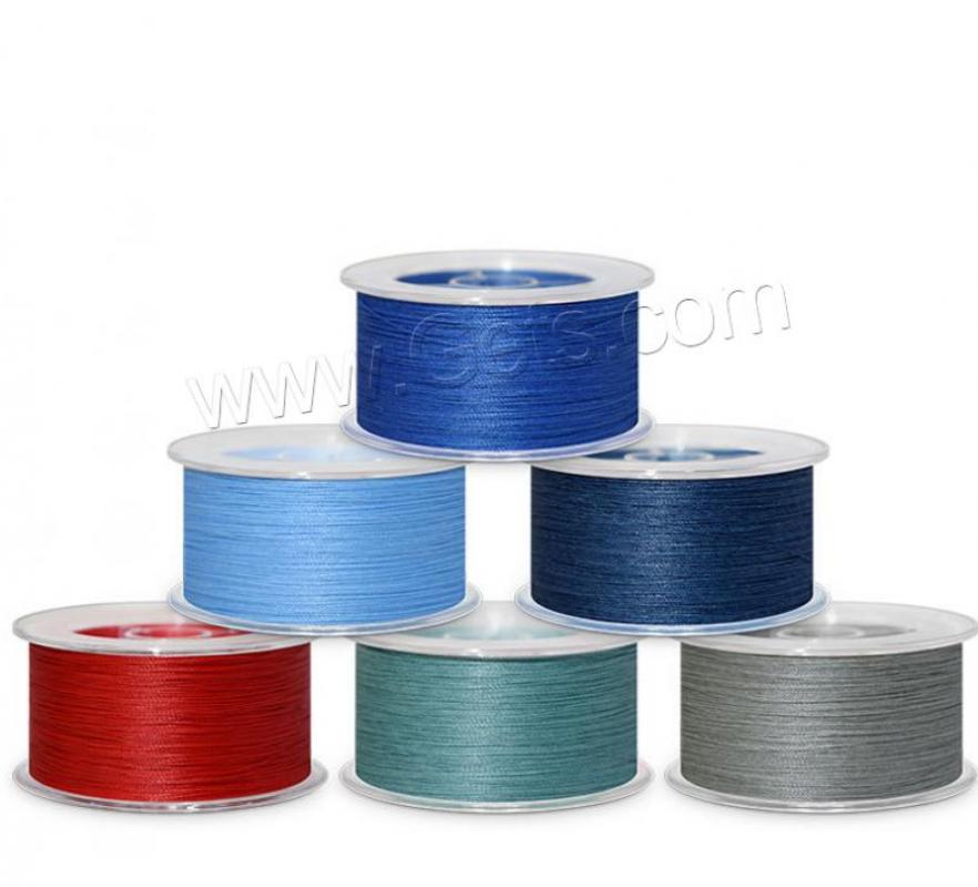 Fashion Cord Jewelry, waxed cord, with plastic spool & Polyester, DIY & different size for choice, more colors for choice, Sold By Spool