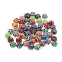 Flower Polymer Clay Beads, handmade nickel, lead & cadmium free, 12*12mm 