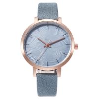 Reloj de Pulsera de mujeres, Cuero de PU, con dial de aleación de cinc, movimiento chino, chapado, ajustable & para mujer, más colores para la opción, 36x9mm,14mm, longitud:aproximado 9.4 Inch, Vendido por UD