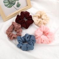 Haar Elastik, Stoff, Modeschmuck & für Frau, keine, 10PCs/Menge, verkauft von Menge