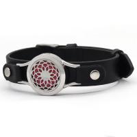 Parfüm Aromatherapie Armband, PU Leder, mit 316 L Edelstahl, Modeschmuck & unisex, verkauft von PC