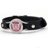 Parfüm Aromatherapie Armband, PU Leder, mit 316 L Edelstahl, Modeschmuck & unisex, verkauft von PC