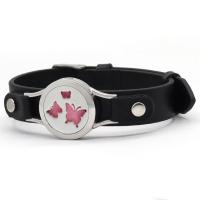 Parfüm Aromatherapie Armband, PU Leder, mit 316 L Edelstahl, Modeschmuck & unisex, verkauft von PC