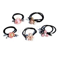 Ponytail Holder, Elastic Thread & for woman & with rhinestone 